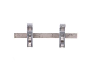 Szyna Cu 10x3mm dł 125mm mocowanie na TH35 do obejm do ekranów 790-115