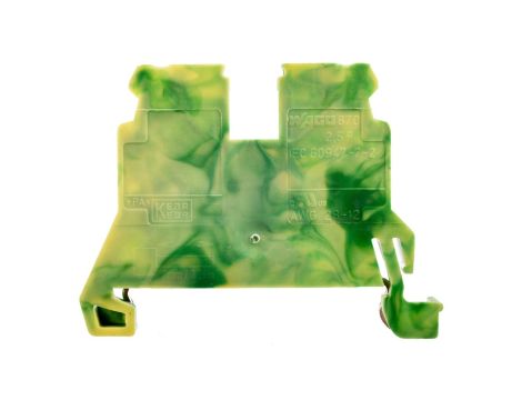 Złączka 2-przewodowa PE 2,5mm2 żółto-zielona 870-907