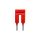 Mostek grzebieniowy 2-biegunowa czerwony TOPJOBS 2002-402/000-005 /25szt./
