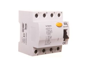 Wyłącznik różnicowoprądowy 4P 40A 0,03A typ A KRD6-4/40/30-A VDE 23192