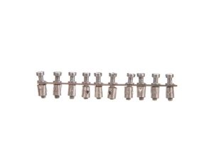 Mostek poprzeczny 10-torowy, raster 6,1mm szary Q 10 AKZ4 0368600000