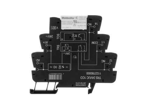 Przekaźnik przemysłowy 1P 6A 24V AC/DC TRS 24VUC 1CO 1122780000