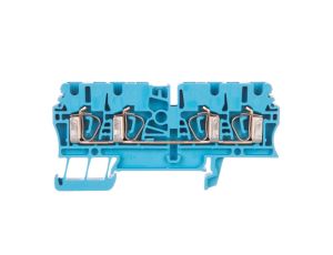 Złączka szynowa 4-przewodowa 2,5mm2 niebieska Ex ZDU 2.5/4AN BL 1608580000