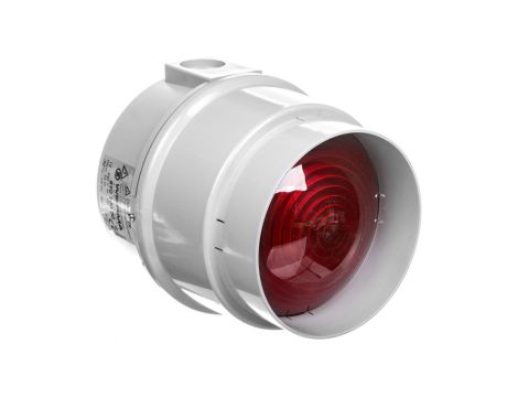 Lampa do sygnalizacji świetlnej czerwona 12-250V AC/DC IP65 890.100.00