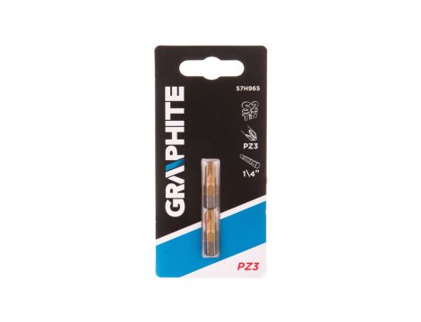 Końcówki wkrętakowe PZ3 x 25 mm, 2 szt. /5kpl./