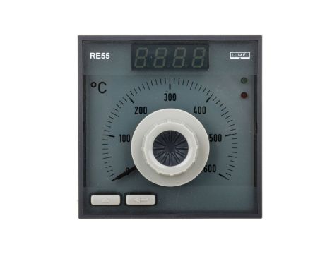 Regulator analogowy nastawa Fe-CuNi 0-600st.C regulator PID konfigurowane wyjście przekaźnikowe bez atestu KJ RE55 0931000