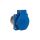 Gniazdo tablicowe 10/16A 2P+Z 230V /50x50/ niebieskie IP54 108-0bc