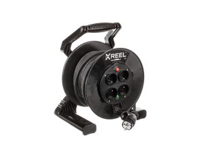 Przedłużacz bębnowy XREEL 20mb H05RR-F 3x2,5 IP20 4xGS 230V 92501T48223