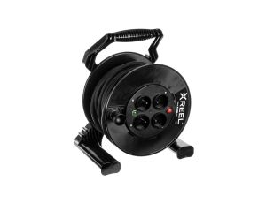 Przedłużacz bębnowy XREEL 25mb H05RR-F 3x2,5 IP20 4xGS 230V 92501T48243