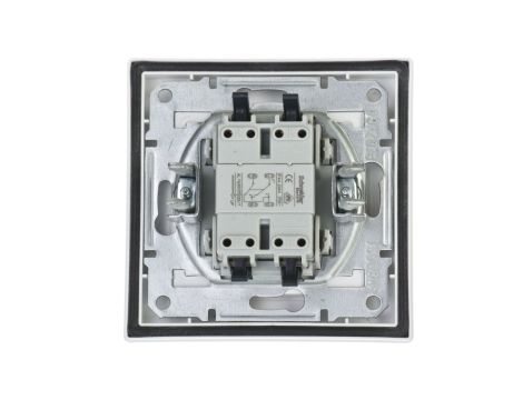 Łącznik Asfora krzyżowy IP44 biały z ramką EPH0500221
