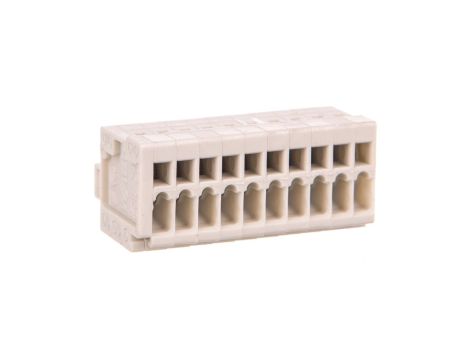 Gniazdo MCS-MICRO 10-biegunowe jasnoszare raster 2,5mm 733-110