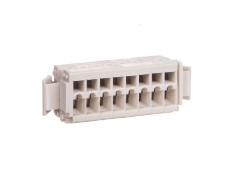 Gniazdo MCS-MINI Classic 8-biegunowe jasnoszare raster 3,5mm 734-108/037-000