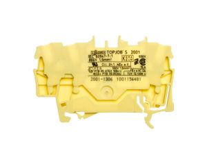 Złączka szynowa 3-przewodowa 1,5mm2 żółta TOPJOBS 2001-1306