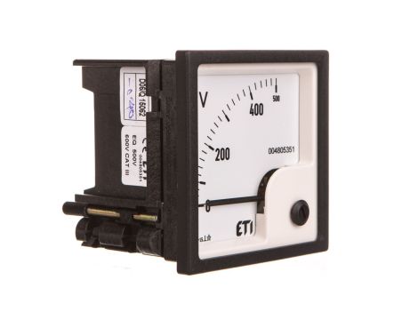 Woltomierz analogowy tablicowy 500V klasa 1,5 72x72mm EQ72 004805351