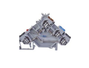 Złączka szynowa z LED do czujnikow PNP 2,5mm2 szara 280-560/281-434