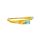 Kabel krosowy (Patch Cord) U/UTP kat.5e żółty 0,5m DK-1512-005/Y
