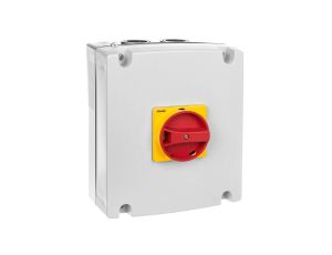Obudowa do rozłączników GA063A...GA100A, GA063SA i GA080D, pokrętło żółto/czerwone IP65 GAZ2