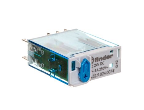 Przekaznik miniaturowy 8A 2P 24V DC AgNi F46-52-9-024-0074