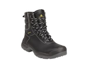 Trzewiki skórzane z podszewką z futerka poliamidowego rozmiar 42 czarne CADERS3NO42