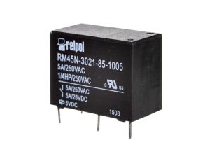 Przekaźnik miniaturowy 1P 5A 5V DC PCB RM45N-3021-85-1005 2614951