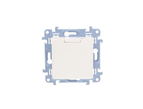 Simon 10 Gniazdo pojedyncze z uszczelką z przesłonami białe 16A 250V IP44 CGZ1BZ.01/11