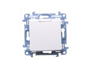 Simon 10 Gniazdo pojedyncze SCHUKO z uszczelką z przesłonami białe 16A 250V IP44 CGSZ1BZ.01/11
