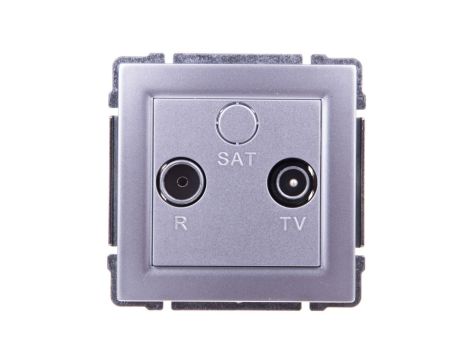 KOS66 Gniazdo antenowe RTV końcowe aluminium 664073