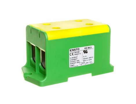 Zacisk rozgałąźny 4-przewodowy 35-240mm2 żółty-zielony KE 69.3