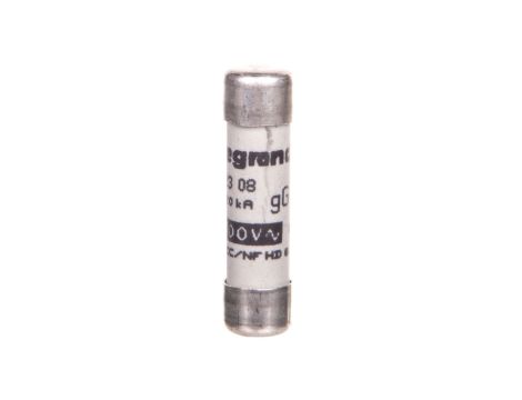 Wkładka bezpiecznikowa cylindryczna 8,5x31,5mm 8A gG 400V 012308