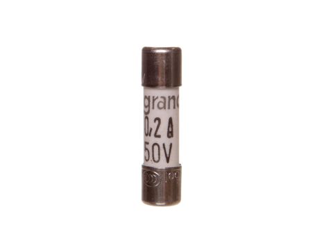 Wkładka bezpiecznikowa cylindryczna 5x20mm 0,2A F 250V 010202