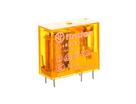 Przekaźnik miniaturowy 1P 10A 24V AC AgNi 40.31.8.024.0000 F40-31-8-024-0000