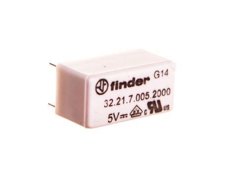 Przekaźnik 1P 6A 5V DC styk AgCdO wykonanie szczelne RTIII 32.21.7.005.2000