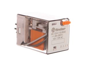 Przekaźnik przemysłowy 3P 10A 110V AC przycisk testujący mechaniczny wskaźnik zadziałania 60.13.8.110.0040