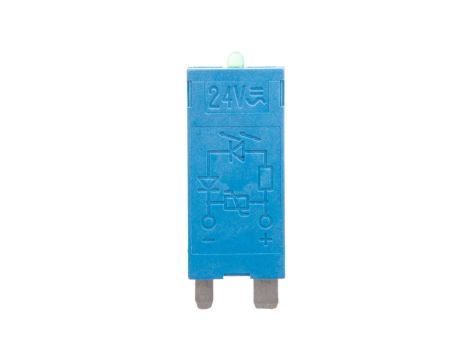 Moduł sygnalizacyjny LED zielony + warystor 6-24V AC/DC 99.01.0.024.98