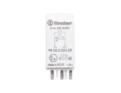 Moduł sygnalizacyjny LED zielony 6-24V AC/DC 99.02.0.024.59
