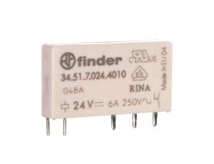 Przekaźnik 1P 6A 24V DC styk AgSnO2 34.51.7.024.4010