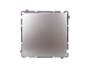 Simon Basic Łącznik schodowy 10AX, 250V, szybkozłącza, srebrny mat BMW6.01/43