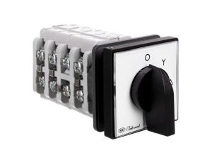 Łącznik krzywkowy gwiazda-trójkąt 16A 3P zatablicowy z płytką przednią IP65 LUK 16-22 921610