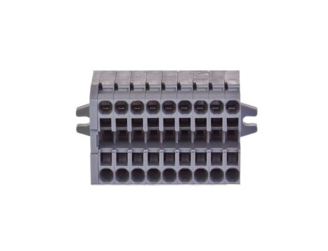Listwa zaciskowa kompaktowa 2-przewodowa 2,5mm2 9-torowa z mocowaniem śrubowym szara 869-109