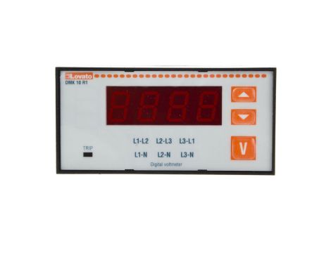 Woltomierz 3-fazowy cyfrowy tablicowy pomiary 15-660VAC wyjście przekaźnikowe DMK10R1