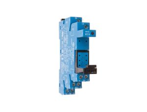 Gniazdo do przekaźników serii 41.52/41.61/41.81 6-24VDC, zaciski śrubowe, montaż na szynę DIN 93.02.7.024