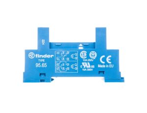 Gniazdo do przekaźników serii 40.51/40.52/40.61/44.52/44.62 zaciski śrubowe montaż na szynę DIN 35mm (klip metalowy) 95.65SMA