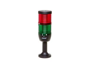 Kolumna sygnalizacyjna kompletna 70mm, 2 człony 24V DC czerwony-zielony TK-IK72L024XM01