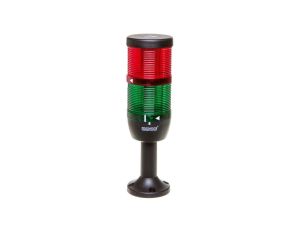 Kolumna sygnalizacyjna kompletna 70mm,2 człony 230V AC czerwony-zielony TK-IK72L220XM01