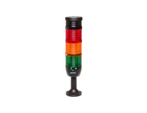 Kolumna sygnalizacyjna kompletna 70mm, 3 człony 230V AC błysk-żółty-zielony+buzzer TK-IK73F220ZM01