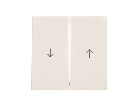 B.Kwadrat Klawisz podwójny symbol /strzałka/ kremowy 5316258992