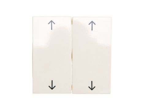 B.Kwadrat Klawisz podwójny symbol /strzałka/ kremowy połysk 5316448992