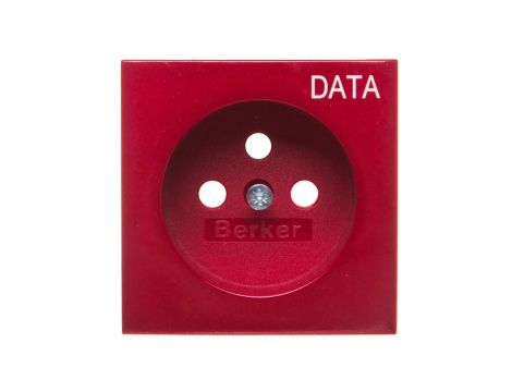 B.Kwadrat Płytka czołowa gniazda z/u DATA czerwony 3963808995