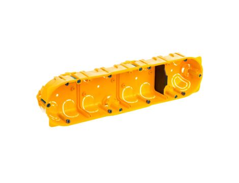 BATIBOX Puszka poczwórna przelotowa do karton-gipsu fi67x40mm 080044