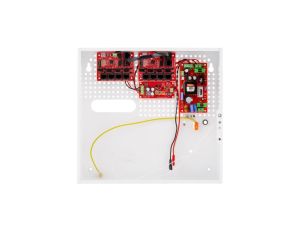 Zestaw buforowy do 9 kamer IP switch PoE 9P+1UP w obudowie wewnętrznej ABOX-F (1x AKU 18Ah), zasilacz 72W
